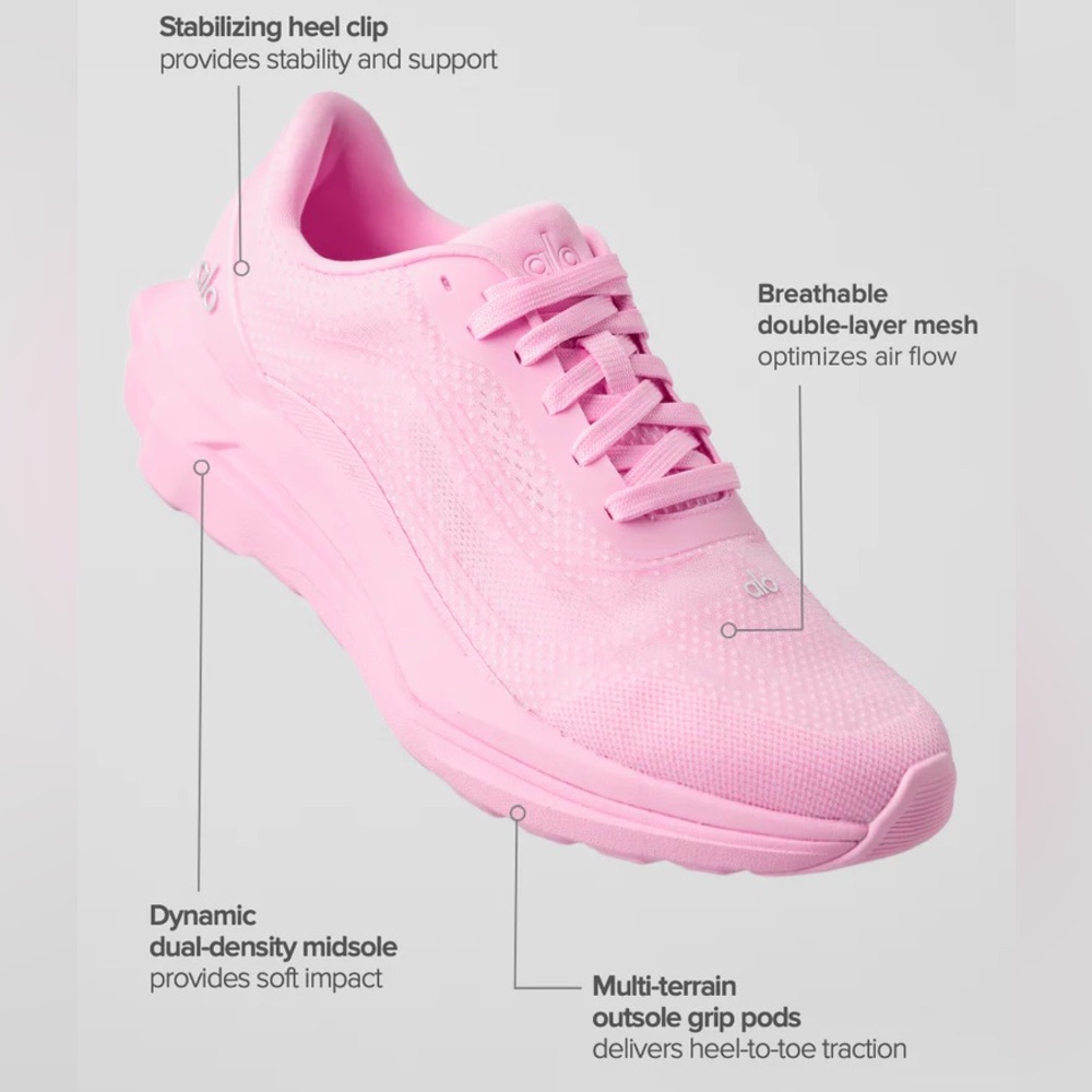 Alo Sweet Pink Runner Shoes